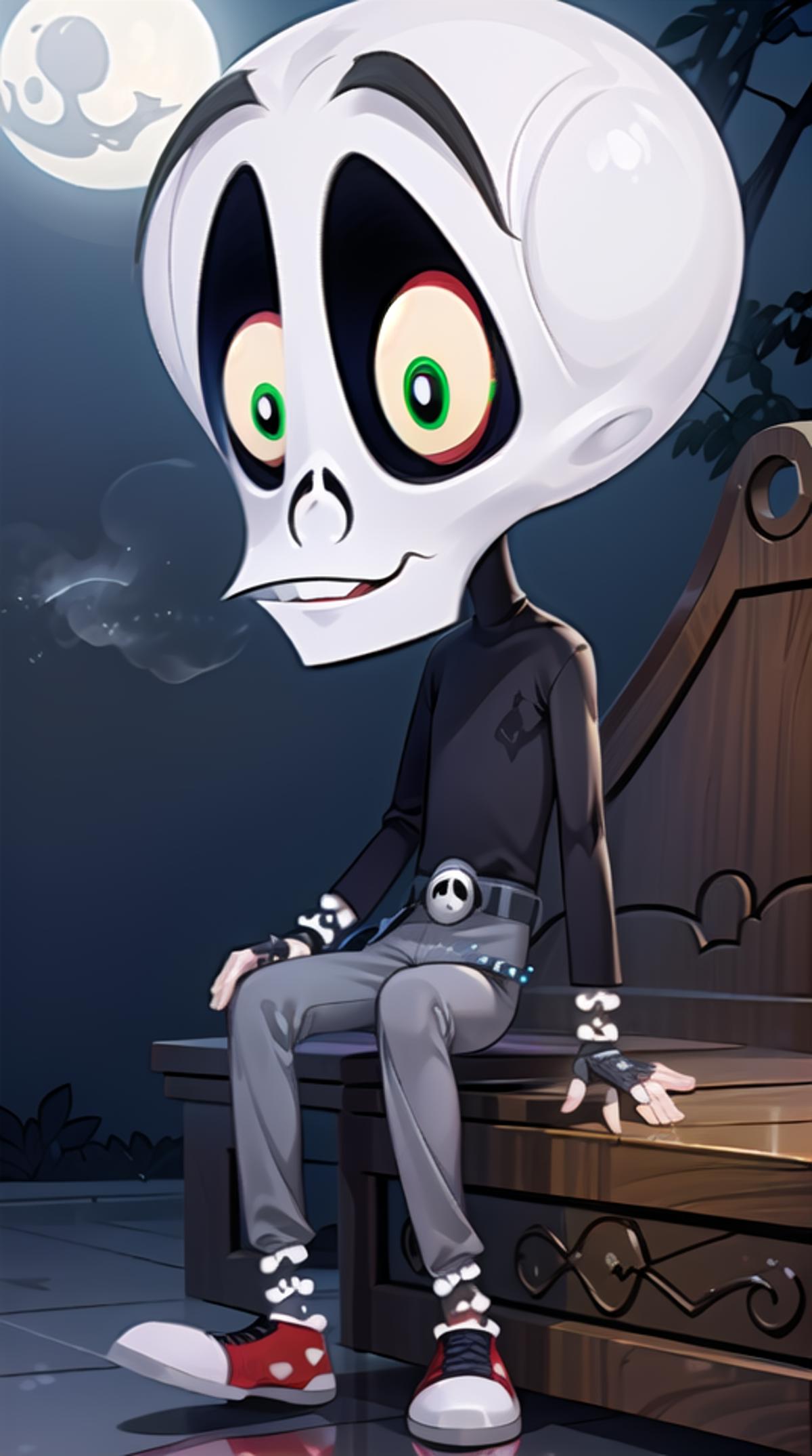 Ruby Gloom - Skull Boy - v1.0 | Stable Diffusion LoRA | Civitai