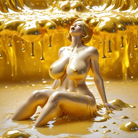 Gold Slime DX - Beeble's Realistic PonyXL