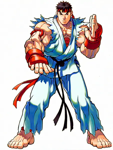 Street fighter Alpha 2 - Art Sty;e
