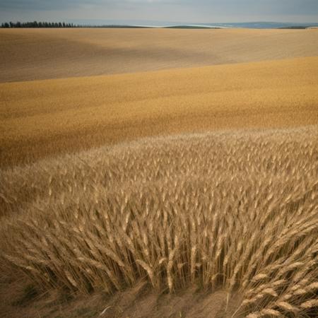 color noise,blurry,Grainy,realistic, masterpiece,sharp photo, wheat field plain, <lora:Bad Quality and Grainy Images:0.4>