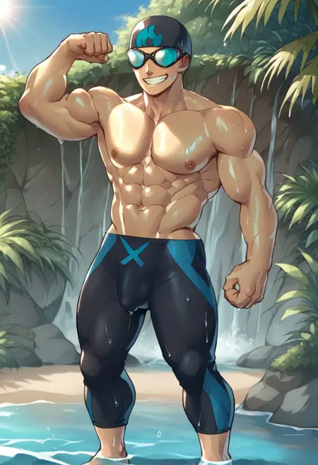 Male Swimmer NPC (Pokémon XY/ORAS/EX)