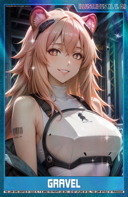 KizukiAi - Arknights - Gravel [Illustrious XL V.0.1] v1.0 [Illustrious V.0.1]