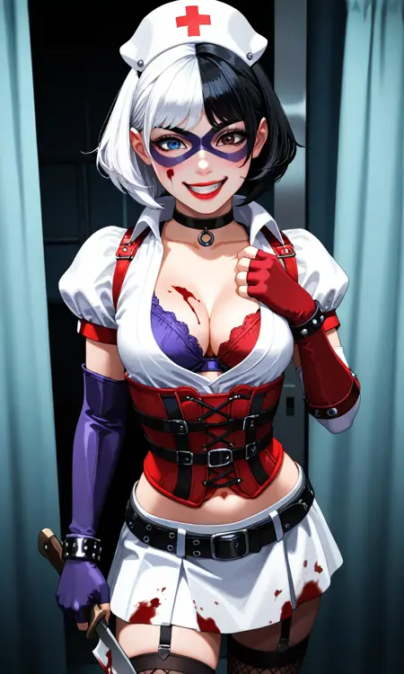 Harley Quinn Arkham Asylum Cosplay