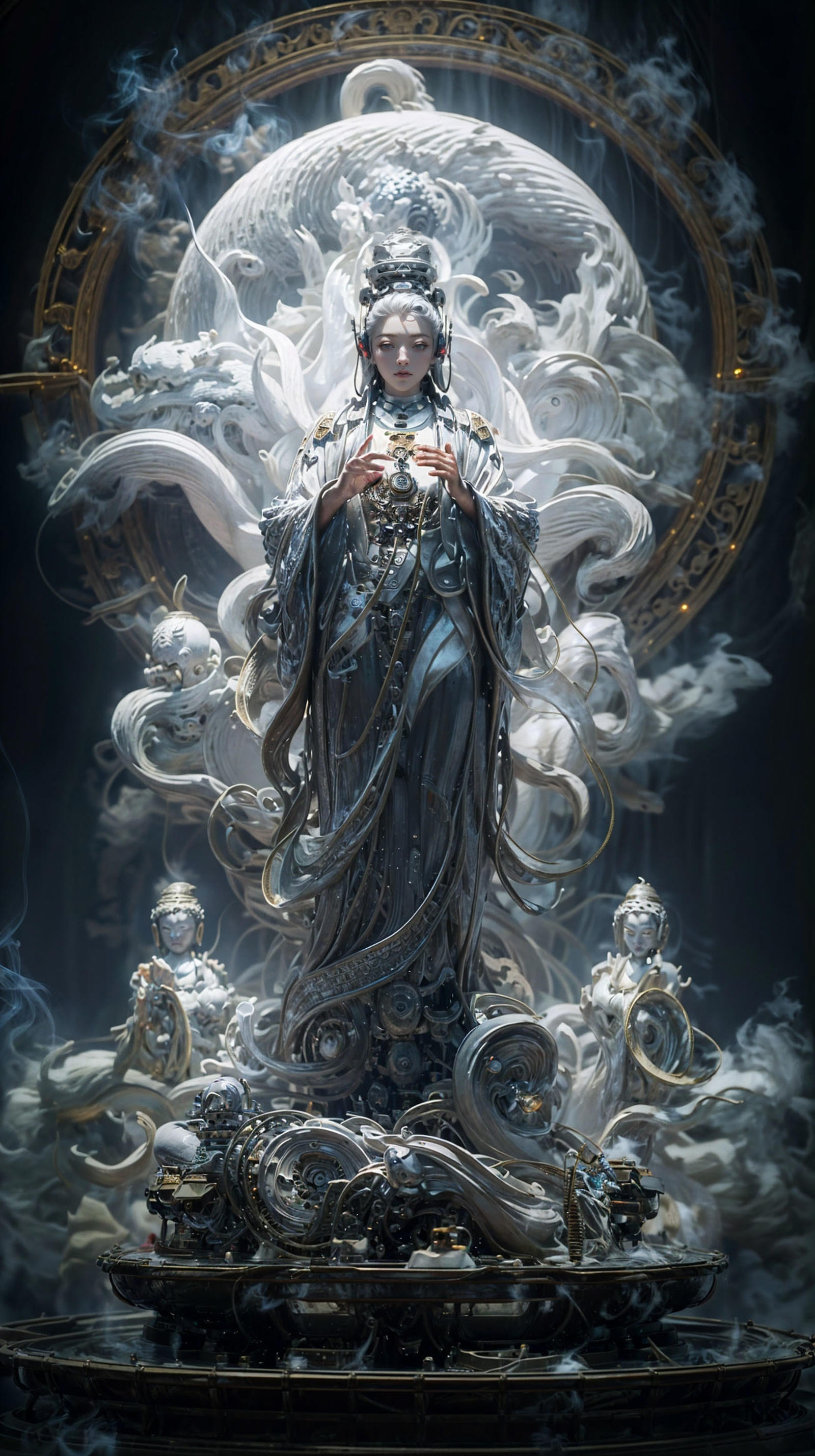 赛博观音/cyberpunk Avalokitesvara Lora image by XRYCJ