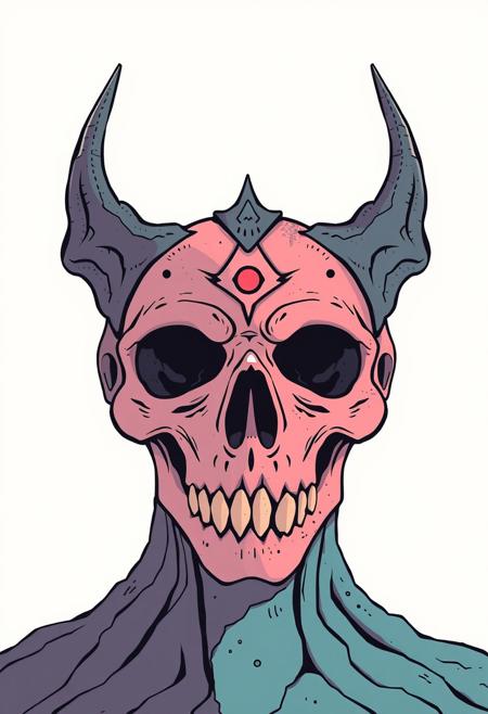 Stories from the Tibetan Book of the dead,
digital art style, pastel colors, simple background, flat illustration, close-up perspective, front view, comic strip aesthetic, collage elements, experimental composition, bold outlines, soft gradients, modern minimalism, playful textures, mixed-media feel, contemporary illustration