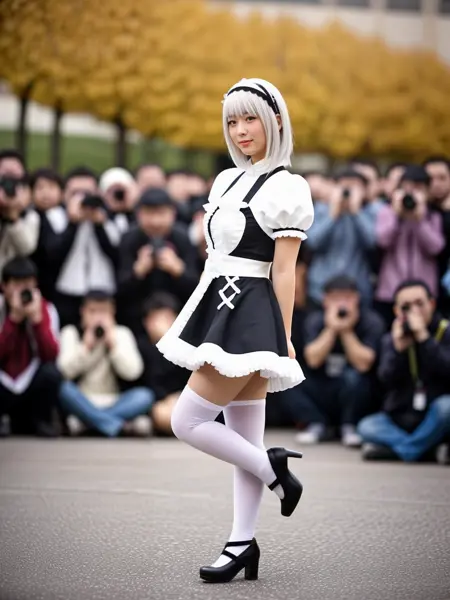PornMaster-角色扮演、被摄影师包围、人群-cosplay, surrounded by photographers, crowd