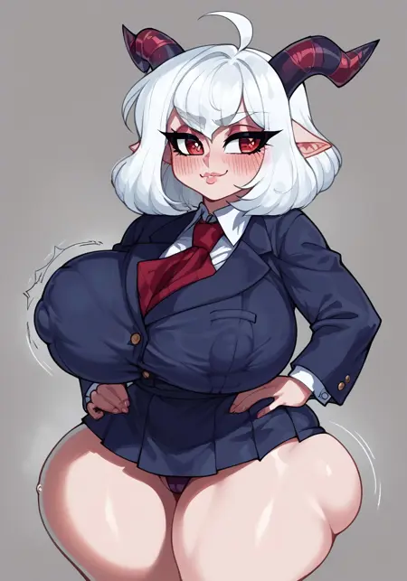 Krampus (OC By Grizz) | Helltaker OC