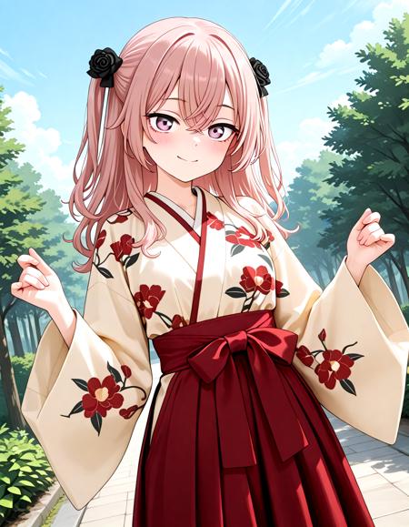 Lady Lazy Hakama Style Dress - Illu v1.0