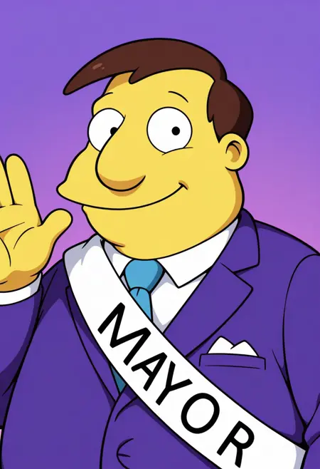 Joe Quimby // The Simpsons (by sickmer)