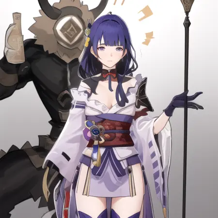 Hilichurl x Ei Raiden (Genshin Impact)