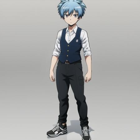 Nagisa-kun,<lora:Nagisa-kun:0.7>,1boy,simple background,school outfit, full body, masterpiece, best quality, ultra detailed,highly detailed,insanely detailed, hdr, 8k, creativity,design,aesthetics,visual,artistry,craftsmanship,style,technique,expression,imagination,talent