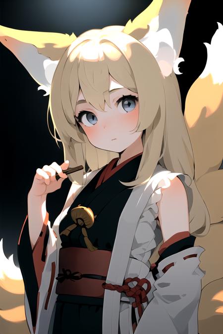  <lora:lfe:1>lfe,long hair, animal ear fluff, animal ears, fox ears, 