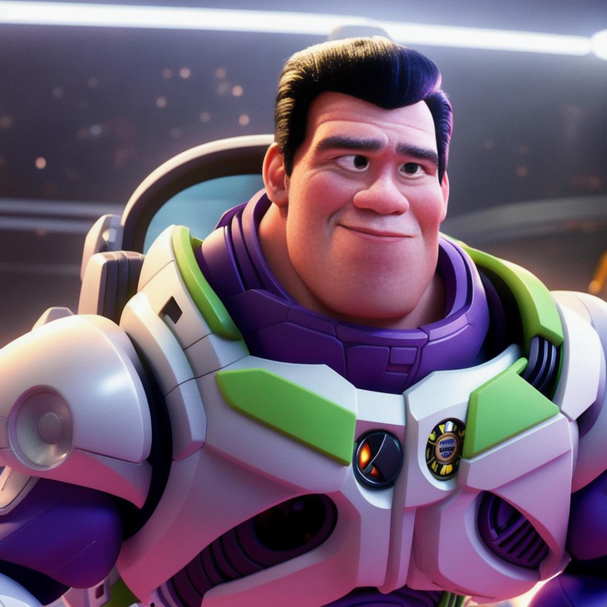 Pixarstyle photo of mylvestre with black hair as buzz lightyear images ...