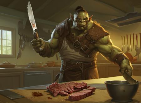 Fantasy Card Art XL - Orcs V1