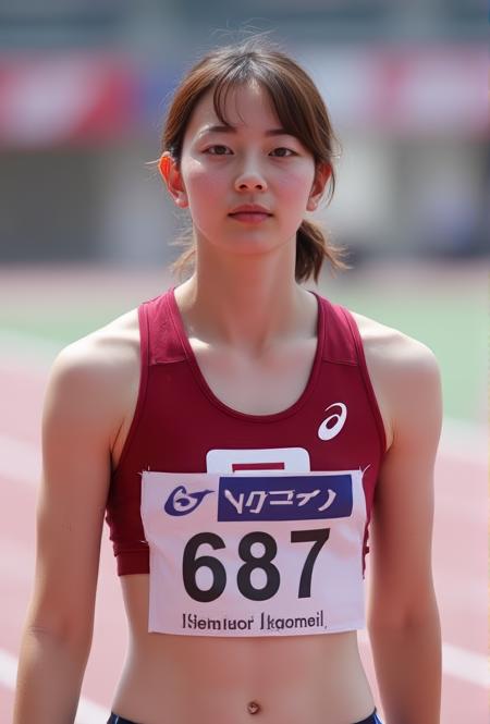 Ichiko Iki / Track and field athlete ver / FLUX.1 D - SD 1 FLUX.1 Dev