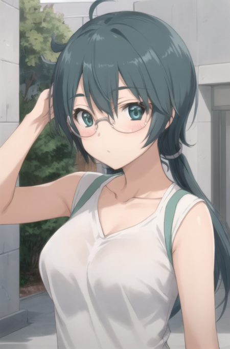 <lora:miharu-08:0.7> 1girl Miharu_Mikuni, glasses