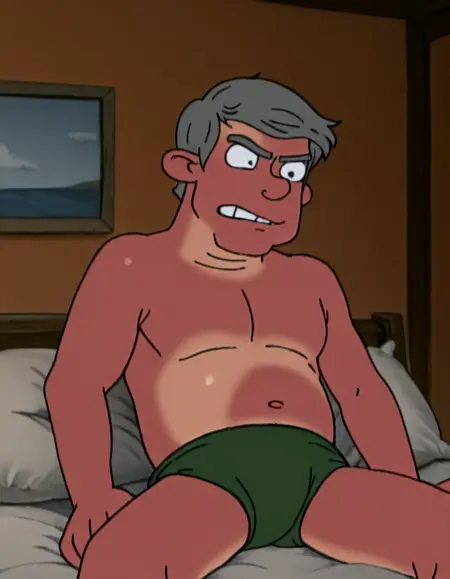 Sun Burnt Bob Pataki - Hey Arnold - 2000