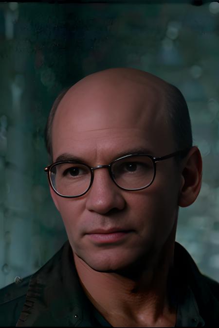 mitch_pileggi, man, glasses, dark background, spotlight,
<lora:mitch_pileggi:1>, intricate details, hyperdetailed, cinematic, realistic, masterpiece