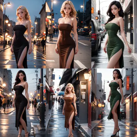 Bandeau Dress | Sexy Attire By - 7ELIX