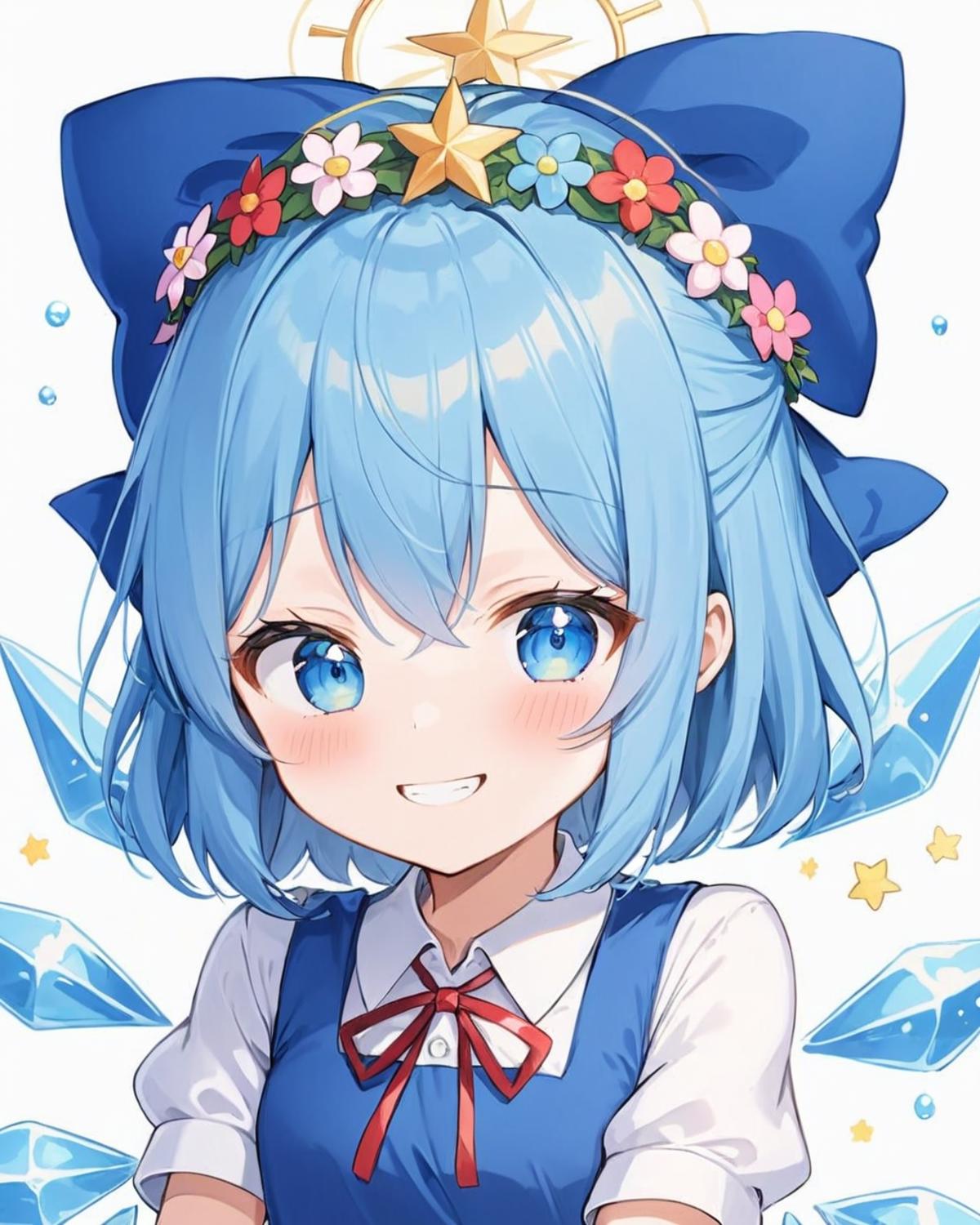 XL | touhou|东方 projcet 琪露诺/チルノ/Cirno image by kitarz