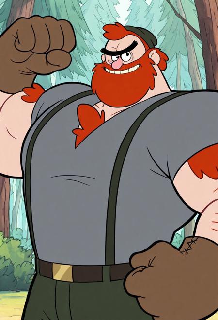 Manly Dan (Gravity Falls) Illustrious