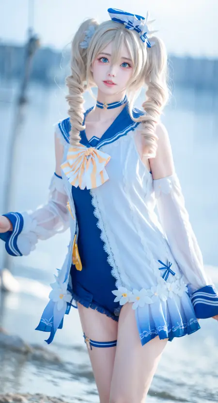 Barbara'Swimwear | Realistic Genshin LORA