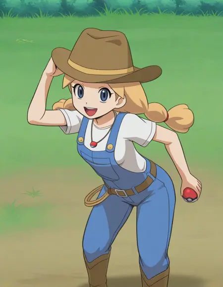Breeder ot Cowgirl from Pokemon DP and Pokemon Sun And Moon