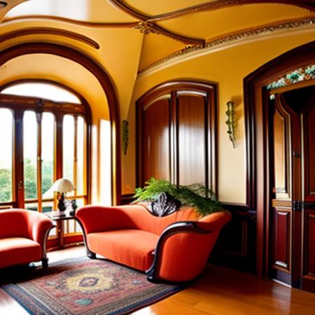 Art nouveau style interior design Art nouveau style  Art nouveau design