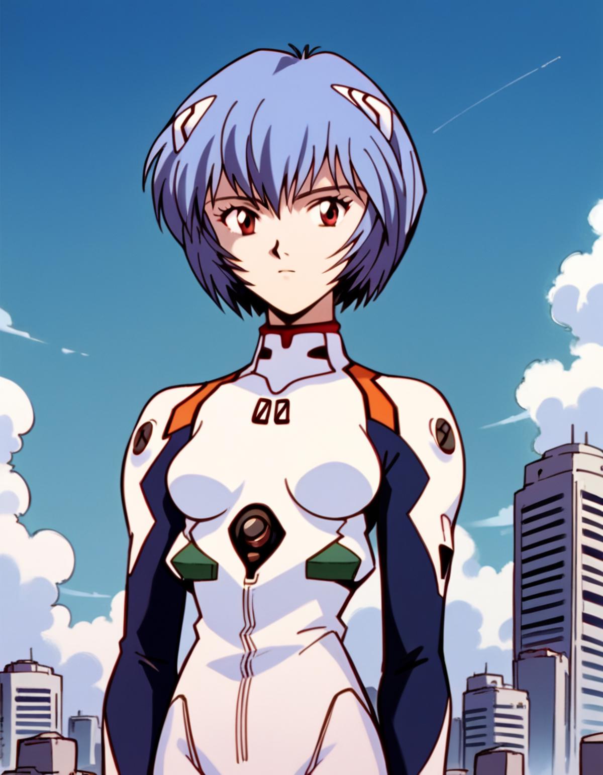 Rei Ayanami (綾波 レイ) - Neon Genesis Evangelion (新世紀エヴァンゲリオン) - classic anime  | Stable Diffusion LoRA | Civitai