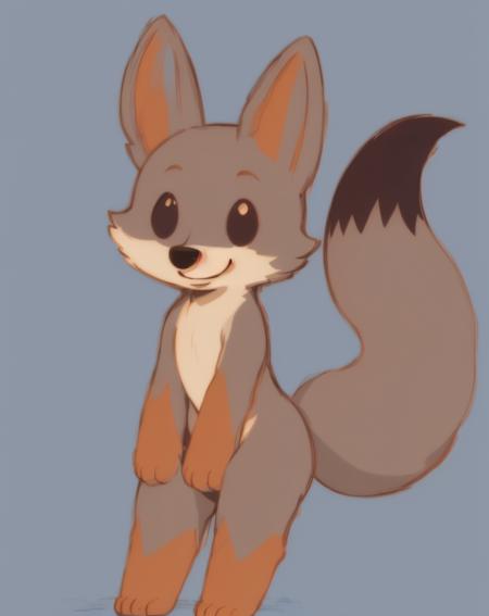 1  fox , ffx , tail   non-human furry flat colors