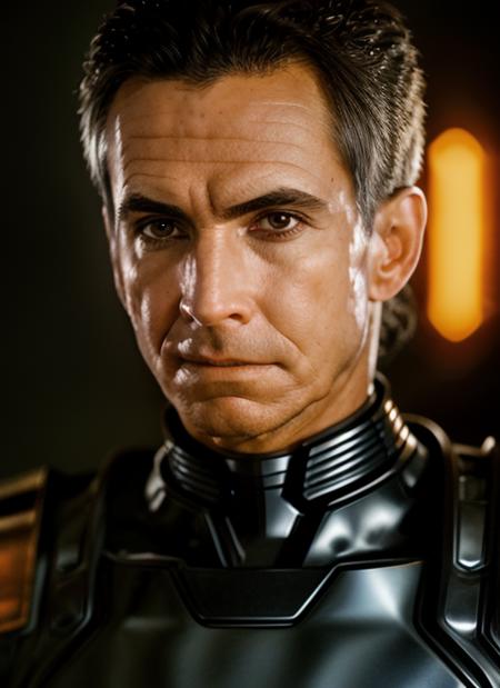 nb1  close up Portrait photo of  man  in a (sci-fi body armor), intricate, (metal [orange]), elegant, sharp focus, photo by greg rutkowski, soft lighting, vibrant colors, masterpiece, ((sky)), detailed face portrait epic (photo, studio lighting, hard light, sony a7, 50 mm, matte skin, pores, colors, hyperdetailed, hyperrealistic),
  <lora:NormanBates:1>  <lora:more_details:0.2>  <lora:detailed_eye:.5>