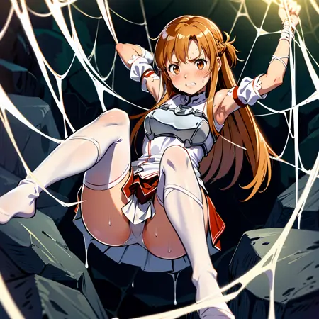 sticky spider web
