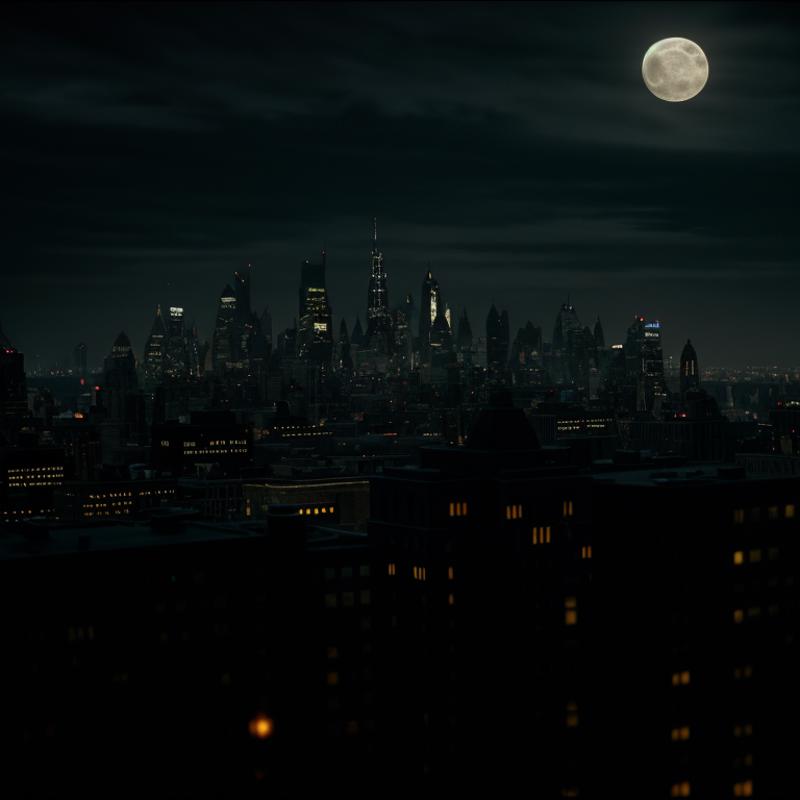 Gotham City XL + SD1.5 image by vantablackdark