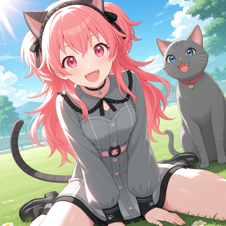 Pretty Silver Tabby (Momoi Airi) / Project SEKAI IllustriousXL