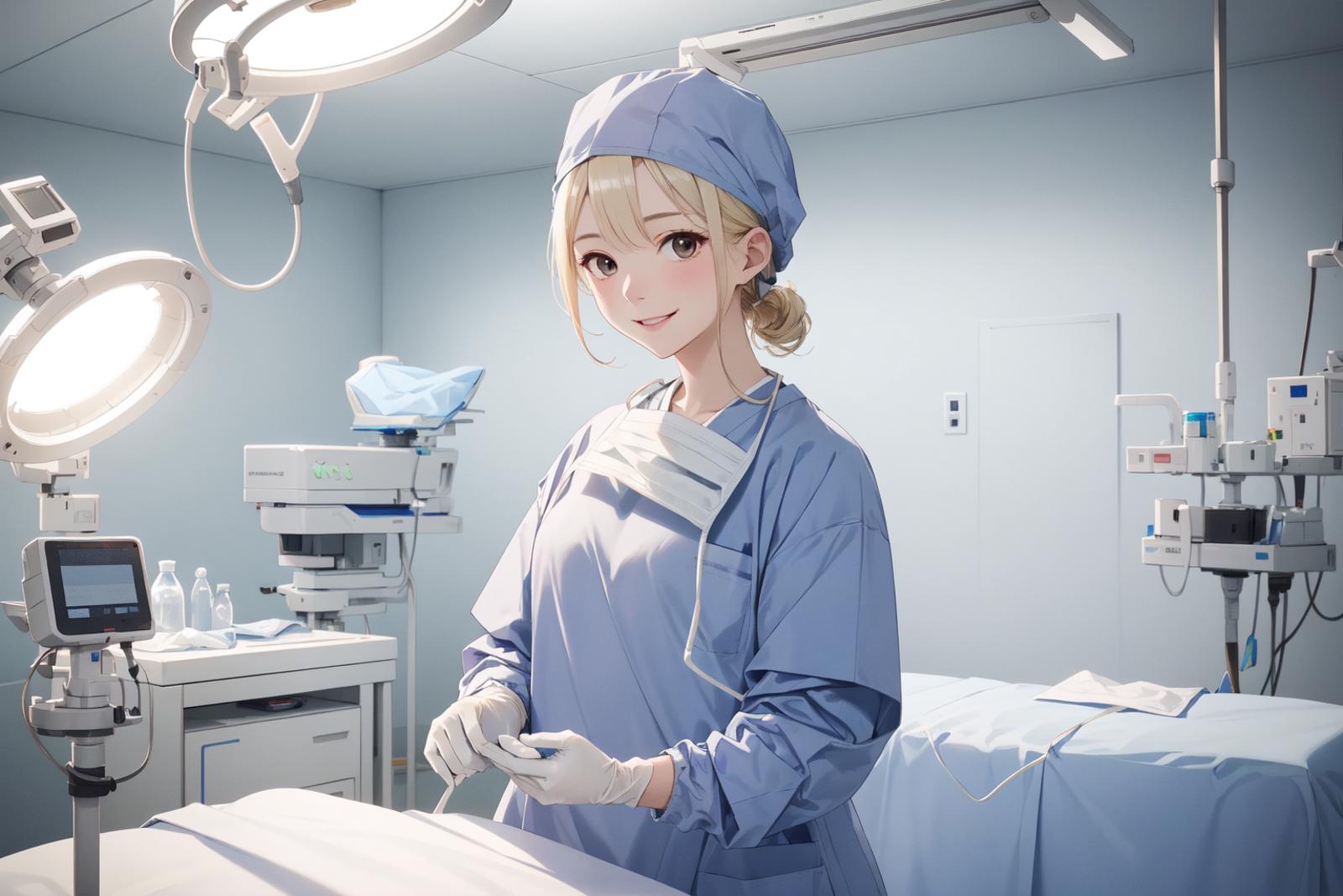 Female Surgeon / Surgical Nurse Taking Off Mask image by phageoussurgery439