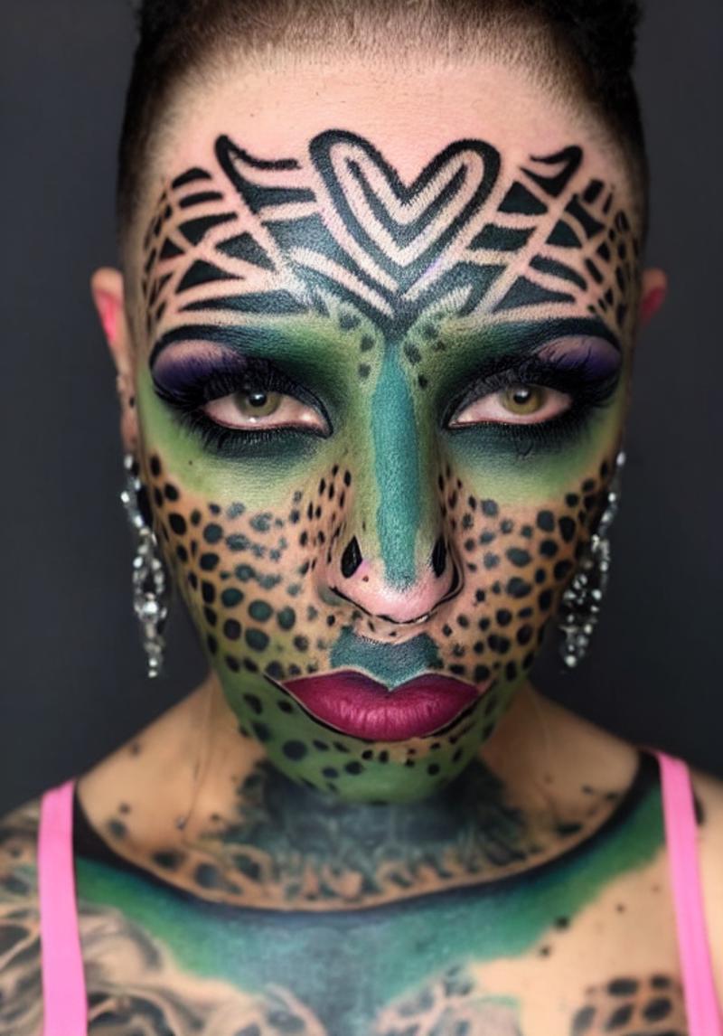 Face Paint and Face Tattoos image by terraxx