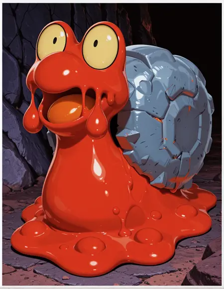 Slugma & Magcargo: Lava Pokémon + Shiny - Pokédex #0218 + #0219