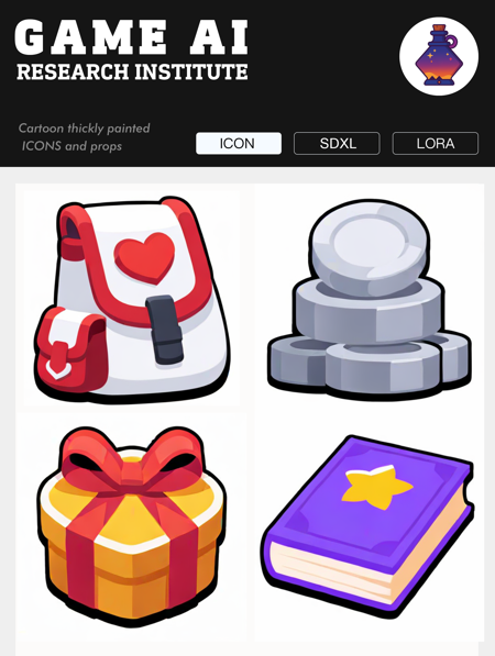 gmic icon_Cartoon style sdxl2.0