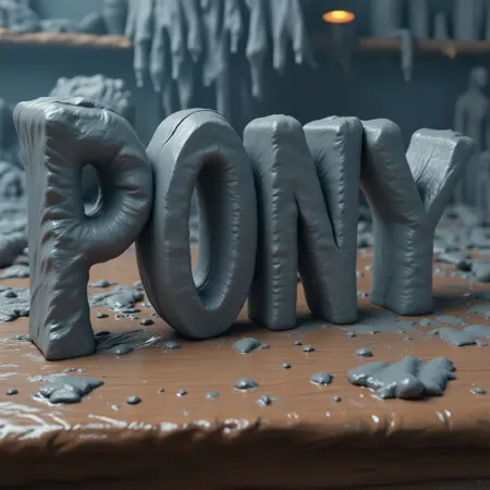 Clay Sculpture Style - PONY