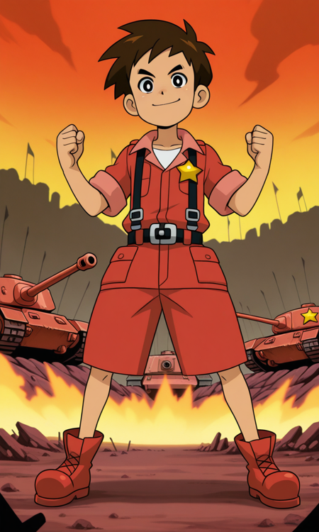 Andy / Ryo (Advance Wars) | リョウ (アドバンスウォーズ) | Illustrious IL V1