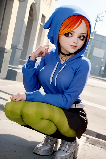 Goth Girl (Foster's Home for Imaginary Friends) Character Lora