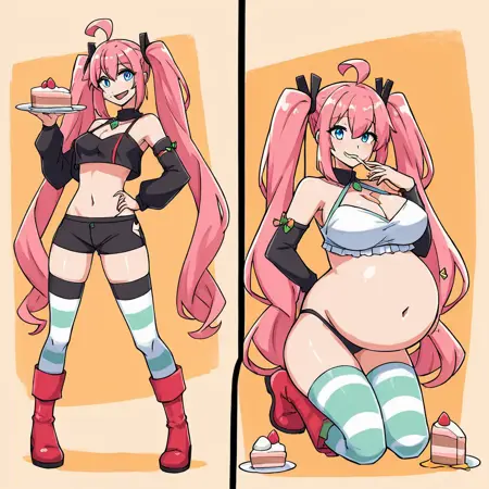 Belly Before and After