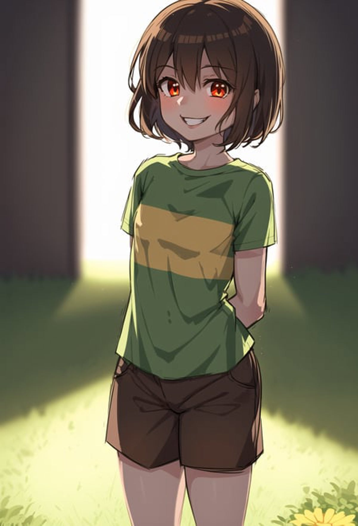 Image of chara from undertale