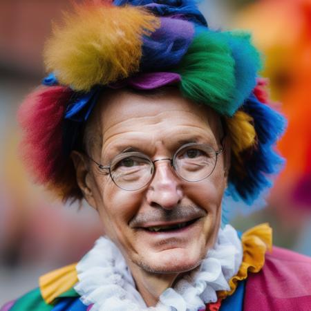 a man, lauterbach, clown