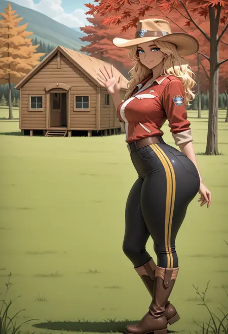 Calgary Callie - Canadian Mountie OC - Waffle Style