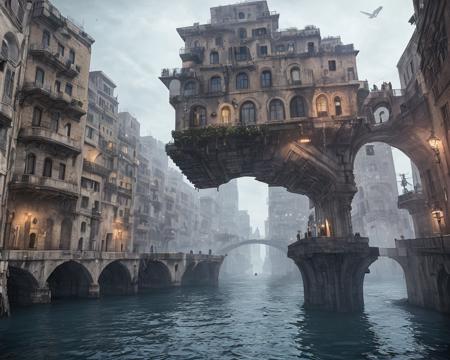 Model: deliberate_v2
(<stardeaf-cold-arc>)0.86, (venice city, italy, canals, cinematic, sci-fi, realistic photo, dslr, hdr, detailed texture, foggy, dark fantasy)0.82,