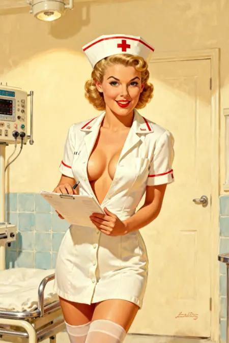 50s Pinup Art