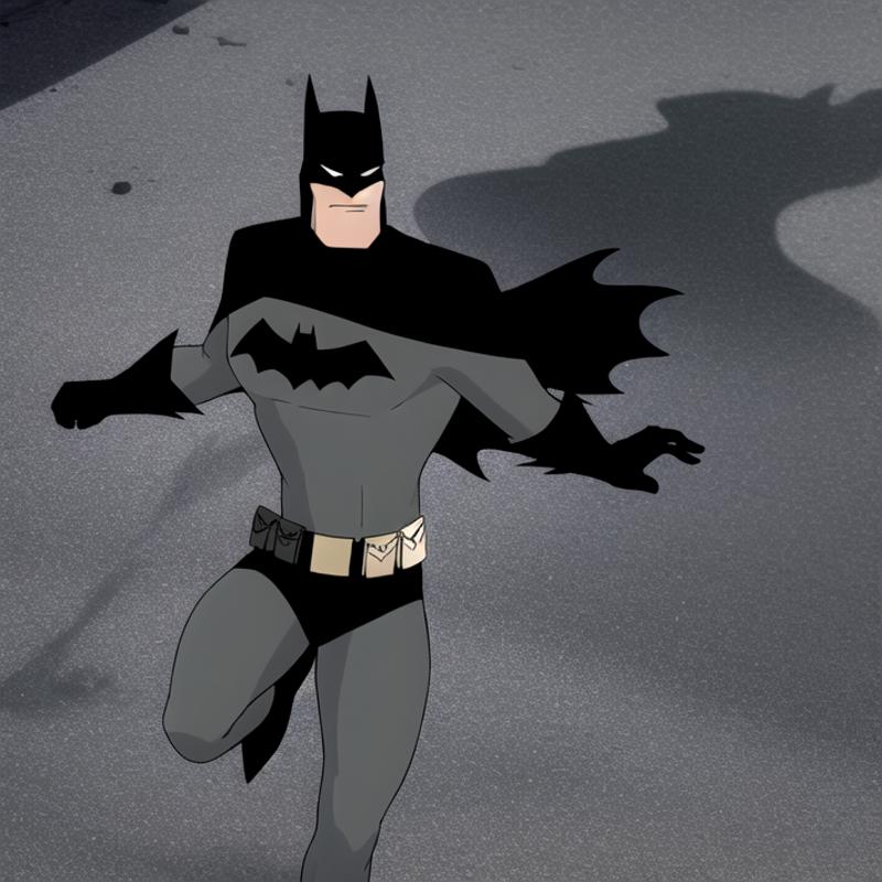 Batman from the new batman adventures image by definitelynotbadredkitt