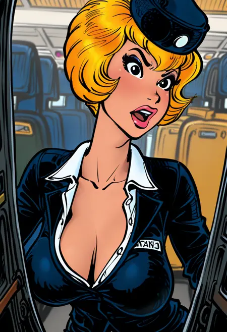 Natacha, Hotesse de l'air