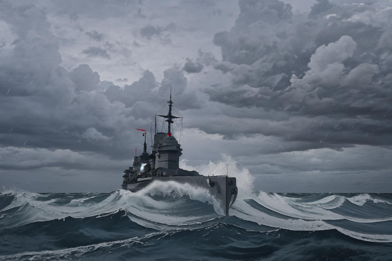HMS Warspite Battleship image by dbst17